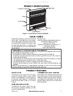 Предварительный просмотр 5 страницы Superior Fireplaces VCM3026ZTN Installation And Operation Instructions For