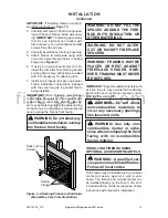 Preview for 13 page of Superior Fireplaces VCT3032FS Installation And Operation Instructions Manual