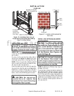 Preview for 14 page of Superior Fireplaces VCT3032FS Installation And Operation Instructions Manual