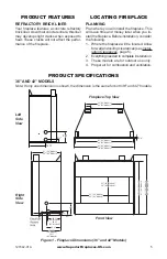 Предварительный просмотр 5 страницы Superior Fireplaces VRE3036ZMN Installation And Operation Instructions Manual