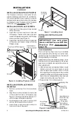 Предварительный просмотр 8 страницы Superior Fireplaces VRE3036ZMN Installation And Operation Instructions Manual