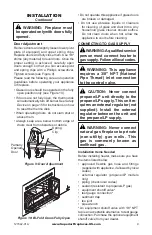 Предварительный просмотр 9 страницы Superior Fireplaces VRE3036ZMN Installation And Operation Instructions Manual