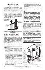 Предварительный просмотр 10 страницы Superior Fireplaces VRE3036ZMN Installation And Operation Instructions Manual