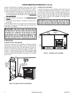 Предварительный просмотр 8 страницы Superior Fireplaces VRE4536RH Assembly, Installation And Operation Instructions