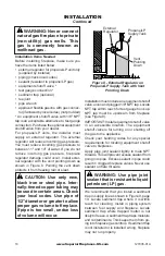 Предварительный просмотр 10 страницы Superior Fireplaces VRE4543E Installation & Operation Instructions