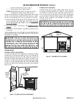 Предварительный просмотр 8 страницы Superior Fireplaces VRE6000 Assembly, Installation And Operation Instructions