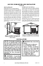 Предварительный просмотр 8 страницы Superior Fireplaces VRL4543ZMN Installation And Operation Instructions Manual