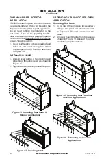 Предварительный просмотр 16 страницы Superior Fireplaces VRL4543ZMN Installation And Operation Instructions Manual