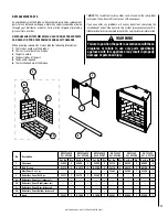 Предварительный просмотр 17 страницы Superior Fireplaces VRT3132F Assembly, Installation And Operation Instructions