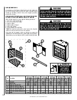 Предварительный просмотр 14 страницы Superior Fireplaces VRT3232WH Assembly, Installation And Operation Instructions