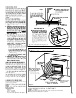 Предварительный просмотр 9 страницы Superior Fireplaces WCT4920 Installation And Operation Instruction Manual