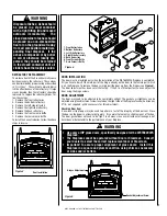 Предварительный просмотр 7 страницы Superior Fireplaces WCT6820 Installation And Operation Instruction Manual