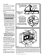 Предварительный просмотр 9 страницы Superior Fireplaces WCT6840WS Installation And Operation Instructions Manual