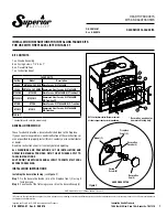 Superior Fireplaces WCT6940-FAC-BLK Installation Instructions preview