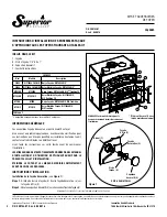 Предварительный просмотр 2 страницы Superior Fireplaces WCT6940-FAC-BLK Installation Instructions