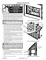 Предварительный просмотр 17 страницы Superior Fireplaces WRT3538WH Installation And Operation Instruction Manual