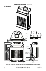 Предварительный просмотр 4 страницы Superior Fireplaces WRT6036 Assembly, Installation And Operation Instructions