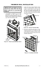 Предварительный просмотр 13 страницы Superior Fireplaces WRT6036 Assembly, Installation And Operation Instructions