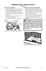 Предварительный просмотр 15 страницы Superior Fireplaces WRT6036 Assembly, Installation And Operation Instructions