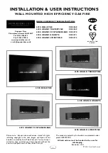 Preview for 1 page of superior fires F500368 Installation & User'S Instructions