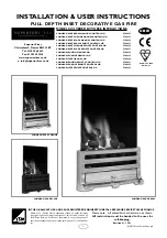 superior fires F500452 Installation And User Instructions Manual preview