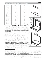 Preview for 4 page of superior fires PI27 POSITANO LPG Installation & User'S Instructions