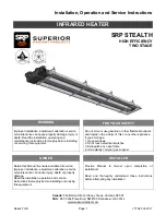 Superior Radiant SRP STEALTH Installation, Operation And Service Instructions preview