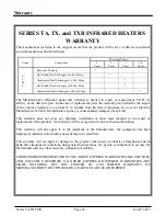 Preview for 38 page of Superior Radiant TA series Installation, Operation And Service Instructions