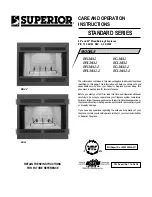 Предварительный просмотр 1 страницы Superior 36" and 42" Wood Burning Fireplaces BC-36/42 Care And Operation Instructions Manual