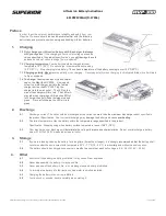 Предварительный просмотр 1 страницы Superior 6S1P222V35AH Instructions