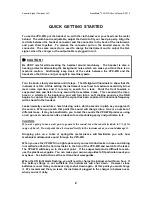 Preview for 3 page of Superior AccuTrak VPX-WR User Manual