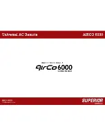 Superior Airco 6000 Instruction Manual preview