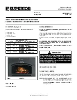 Superior ARCHED FACE KITS SDVI Installation Instructions preview