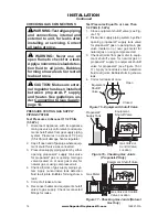 Preview for 16 page of Superior BGE18NV Installation And Operation Instructions Manual