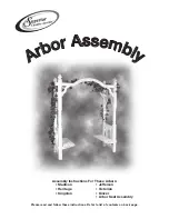 Preview for 1 page of Superior County Accents Arbor Seat Assembly