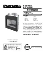 Preview for 1 page of Superior CUSTOM SERIES RD-36 Installation Instructions Manual