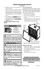 Preview for 20 page of Superior DRT4036TEN Installation And Operation Instructions Manual