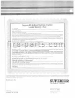 Preview for 23 page of Superior DS-36TN Installation And Operating Instructions Manual