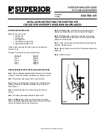 Preview for 1 page of Superior EDGE TRIM KITS Installation Instructions