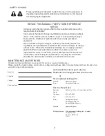 Preview for 2 page of Superior FS1RS-120V Installation And Operating Instructions Manual