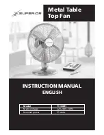 Preview for 1 page of Superior FT-30M1 Instruction Manual