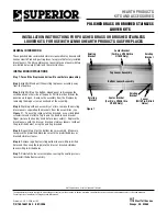 Superior H1526 Installation Instructions preview