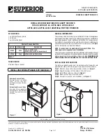 Superior H1989 Installation Instructions preview