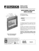 Superior HCD36MH Installation Instructions Manual предпросмотр