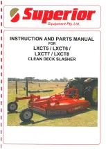 Superior LXCT5 Instructions And Parts Manual предпросмотр