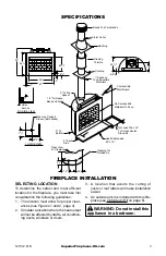 Preview for 3 page of Superior MHW36R Installation And Operation Instructions Manual