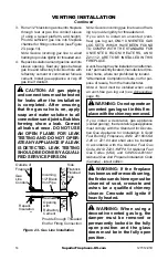 Preview for 14 page of Superior MHW36R Installation And Operation Instructions Manual