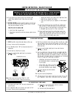 Preview for 17 page of Superior Millivolt SSDVPF-CNM-B Care And Operation Instructions Manual