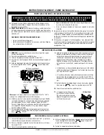 Preview for 18 page of Superior Millivolt SSDVPF-CNM-B Care And Operation Instructions Manual