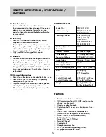 Preview for 24 page of Superior SP 2051 LCD User Manual